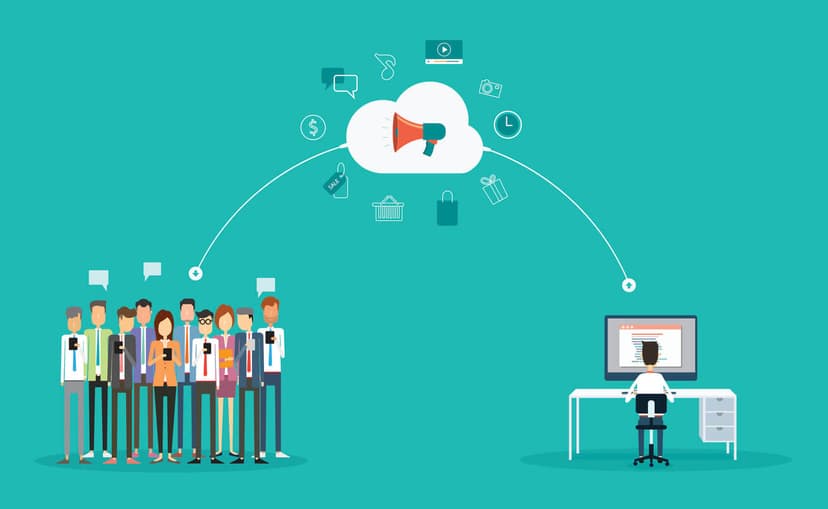 business marketing online concept