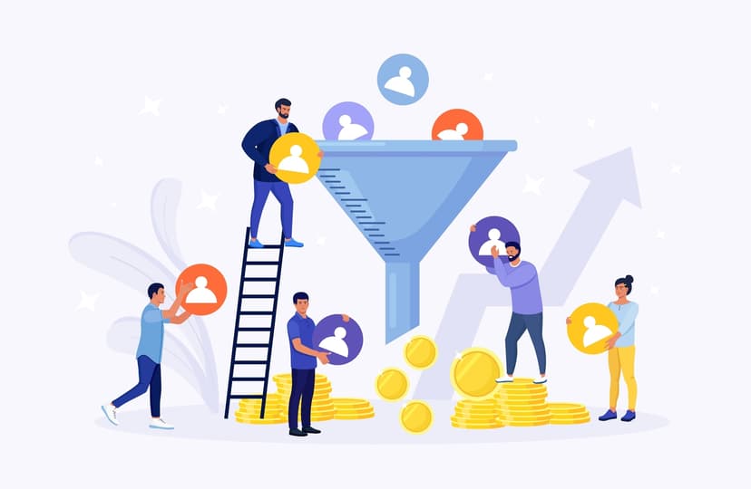 Process,Of,Communication,And,Attracting,New,Customers,,Followers,,Making,Profit.
